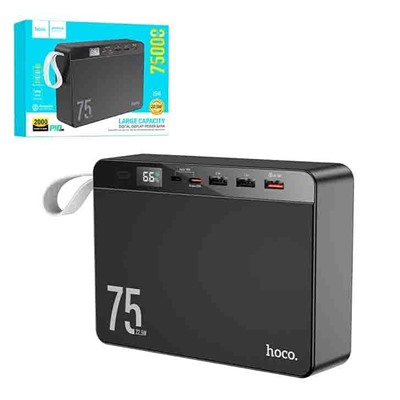 Портативный аккумулятор HOCO J94 PD 20W+QC 3.0  75000 mAh (черный)