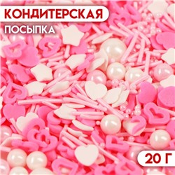 Кондитерская посыпка «Нежность», микс № 1, 20 г