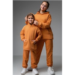 Костюм для девочки оверсайз из футера трехнитки Happyfox