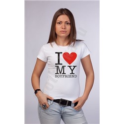 Футболка "I love my Boyfriend"