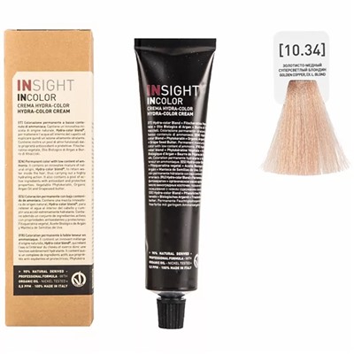 10.34 NEW золотисто-медный суперсв. блонд. GOLDEN COPPER,EXTRA LIGHT BLOND(100 мл)INC140-10.34