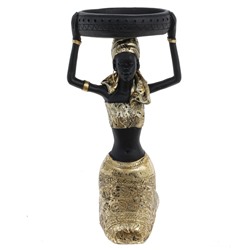 Фигурка декоративная "Африканка", L10 W13,5 H19 см