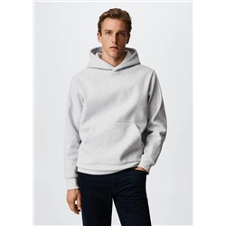 Sudadera capucha textura -  Hombre | MANGO OUTLET España