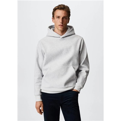 Sudadera capucha textura -  Hombre | MANGO OUTLET España