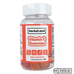 Herbaland Kids Gummies Витамин С 60 Жевательная форма