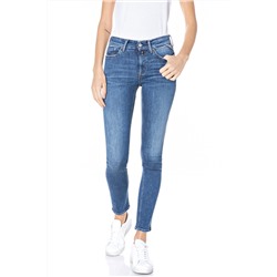 Vaquero skinny fit de tiro alto Luzien - Azul