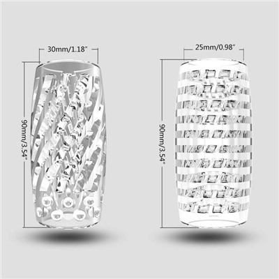 Мастурбатор «Yoni №8», гелевый, многоразовый, сквозной, прозрачный