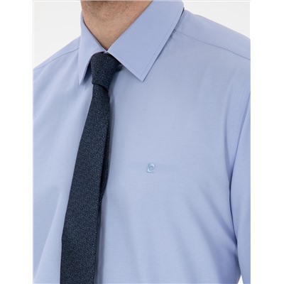 Blue Slim Fit Basic рубашка основная рубашка