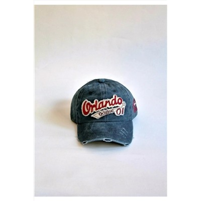 Кепка Orlando Бейсбольная бейсболка Snapback Темно-синяя кепка унисекс