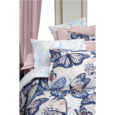 Постельное белье Sarevfancy poplin евро N194 CLIPPER v1/Pembe