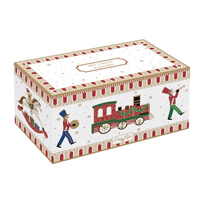 Кружка, 275 мл, 2 шт, фарфор P, белая, с золотистым кантом, Паровоз, Polar Express, 60969