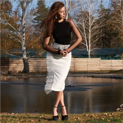 Джемпер (боди) женский MINAKU: PartyDress цвет чёрный, размер 46