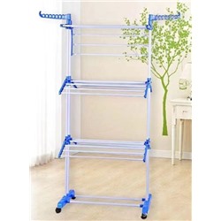 Сушилка для белья напольная 76x50x172 см / L68blue /уп 6/3,1 кг