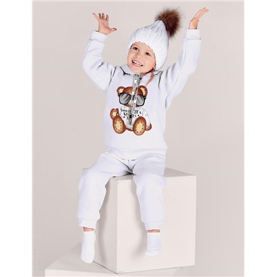Детский костюм с начёсом KETMIN МИШКА TOY цв.Молочный