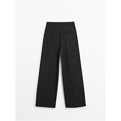 Pantalón raya diplomática wide leg