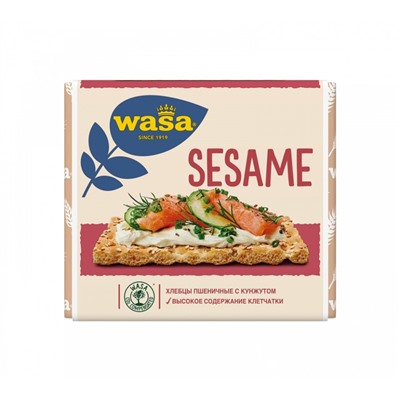Нарушена упаковка!   Хлебцы WASA пшенич. Sesame б/п 200г х 12 Германия 7300400482448