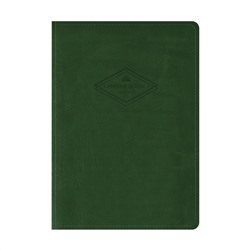 УЦЕНКА - Телефонная книга А5, 80л., кожзам, OfficeSpace "Winner" зеленый, с вырубкой