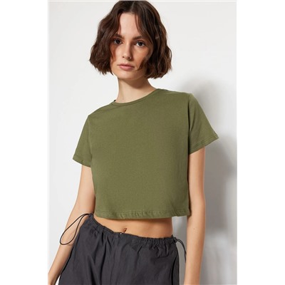 Khaki-White 2 упаковка на 100 %хлопковая травма для велосипедной воротнички футболка Twoss20ts1480