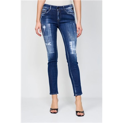 Vaquero skinny fit New Luz - Azul oscuro