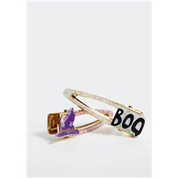 Pack clips halloween -  Niña | MANGO OUTLET España