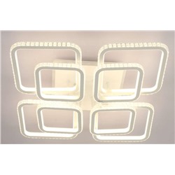 Стационарный светильник / LED-люстра потолочная. Цвет: белый (468W / 575*575*125)" / LED white yellow 3000K~6500K / K26027W/4 4 / уп 1