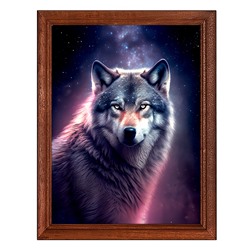 POSV-0437 Постер в рамке 17x23см Волчица
