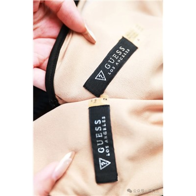 Кружевное мини-платье Guess на молнии с V-образным вырезом на спине