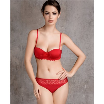 Комплект белья бюст и трусики MIOOCCHI Seleste 756866/67 (2 / rosso C)