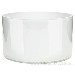 Ваза "White" (стекло), D17xH10 см