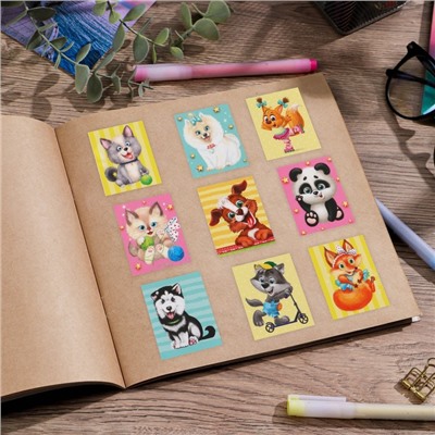 Наклейки детские Pets, 11 х 15.5 см