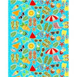 Полотенце вафельное супербаня " Ривьера" 100*150