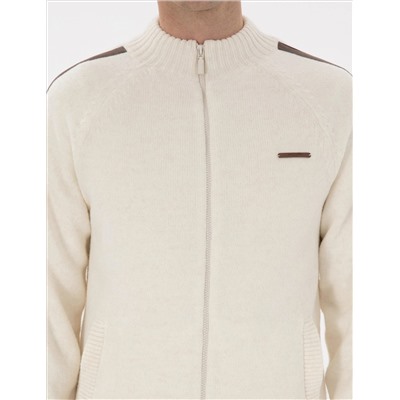 Ecru Comfort Fit Nititual Cardigan