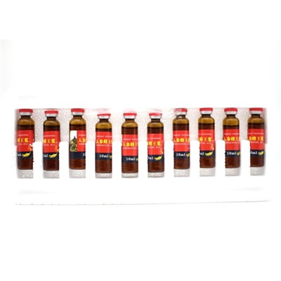Эликсир Женьшень с маточным молочком GINSENG ROYAL JELLY, 10шт*10мл