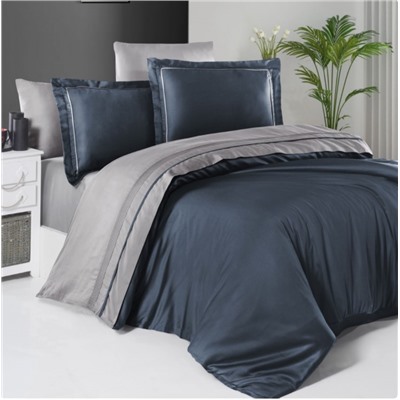 Постельное белье КАРВЕН сатин Де Люкс N044 Serenity Denim/grey