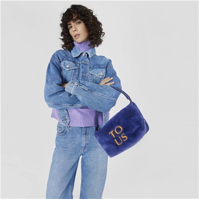 Bolso de hombro Tous Balloon Wild - morado oscuro