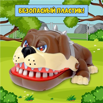 Настольная игра для детей на реакцию «Безумный бульдог», МИКС, от 1 игрока, 3+