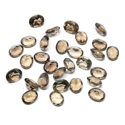 Кабошон из раухтопаза овал гр.9*7мм, 1,7ct.