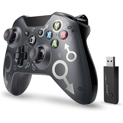 Геймпад беспроводной N-1 2,4ГГц для XBOX One Series/PS3/ПК (черный)