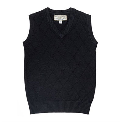 Жилетка детская Tsarevich Dark Blue-romb