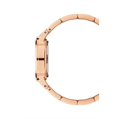 Reloj de cuarzo de acero Iconic Link - 28 mm - Rosa dorado y rosa