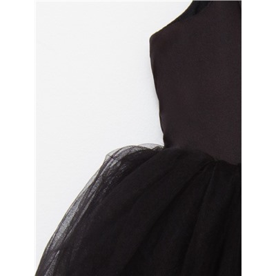 Платье нарядное детское MINAKU: PartyDress цвет чёрный, рост 128