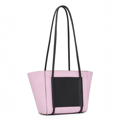Bolso shopper Tous Empire - 100% cuero - lila y negro