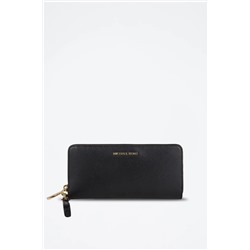 Cartera de piel - Negro