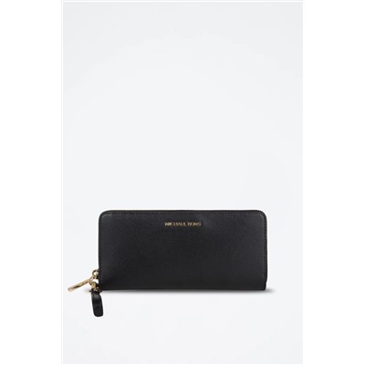 Cartera de piel - Negro