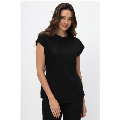 Блуза медицинская женская 3-78.1-21-1 / Kiara 65 Rich black