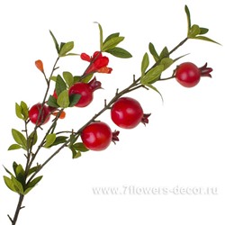 Ветка искусственная "Гранат", 80 см