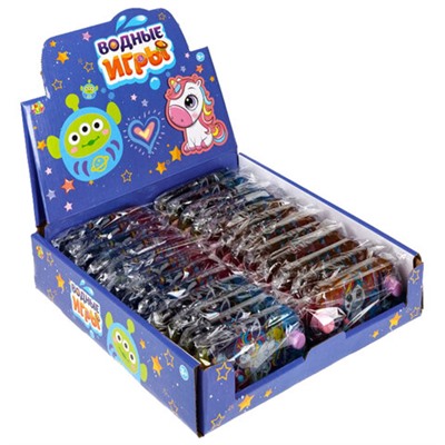 Водный тетрис мячики "Космос", 11,5х6х2 см, АССОРТИ 3 вида, дисплей, 1TOY, Т24407