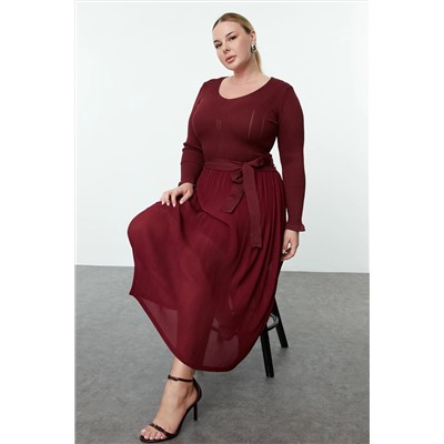 Bordeaux Midi юбка из пилот
