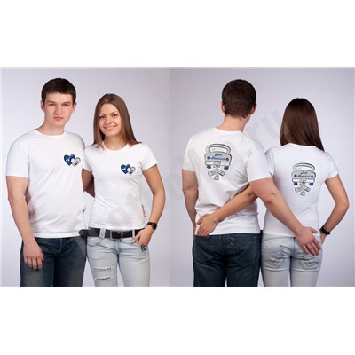Футболки свадебные "Just Married" (с машинкой)