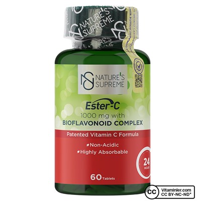 Nature's Supreme Ester-C 1000 мг витамина С 60 таблеток